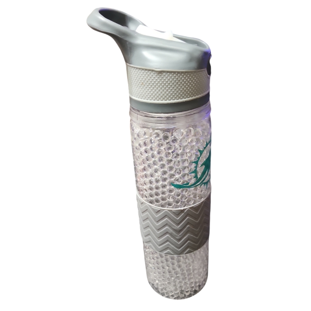Nwot Miami dolphins freezer tritan water bottle - Picture 3 of 8